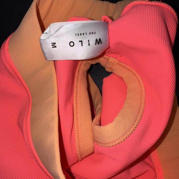 Wilo Australian Brand Women's Active Tank Bra Orange Pink Neon Athleisure Medium - Picture 11 of 11